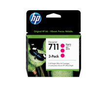 Load image into Gallery viewer, HP Genuine CZ135A / 711 Ink cartridge Magenta 29ml (3 pack) for HP DesignJet T 520