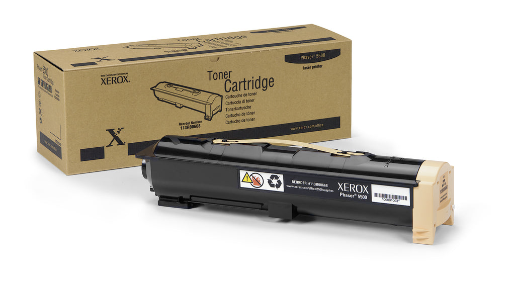 Genuine Xerox 113R00668 Black Toner Phaser 5500 30,000 pages