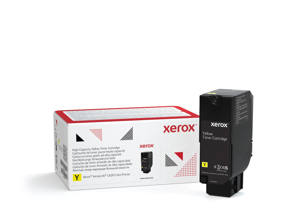 Genuine Xerox 006R04627 Yellow High Capacity Toner VersaLink C620 C625 12,000 pages
