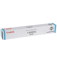 Load image into Gallery viewer, Canon Genuine C-EXV51 Cyan Toner 0482C002 High Capacity 60K Canon C5535 C5540i C5550i C5560i