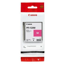 Load image into Gallery viewer, Canon PFI-120M Magenta Ink Cartridge 130ml Genuine
