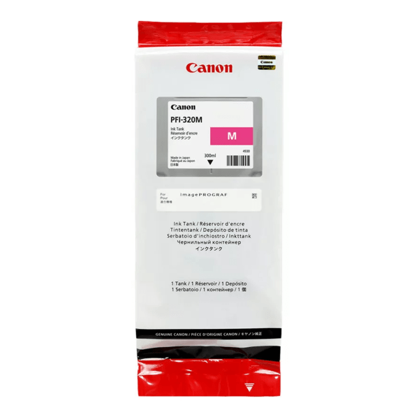 Canon PFI-320M Magenta Ink Cartridge 300ml Genuine