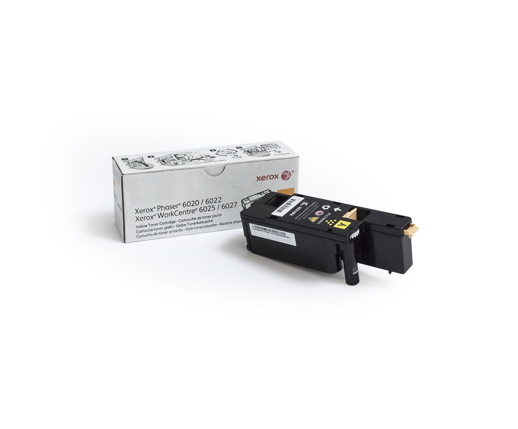 Genuine Xerox 106R02758 Yellow Toner Phaser 6020 6022 WorkCentre 6025 6027 1,000 pages