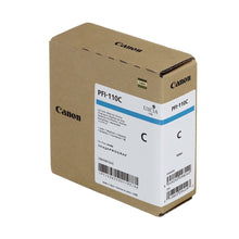 Load image into Gallery viewer, Canon PFI-110C Cyan Ink Cartridge 160ml Genuine