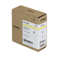 Load image into Gallery viewer, Canon PFI-110Y Yellow Ink Cartridge 160ml Genuine