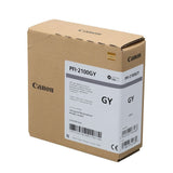 Canon PFI-2100GY Genuine Ink Cartridge Grey 160ml 5270C001AA  PFI2100GY - Canon PFI-2100 Ink