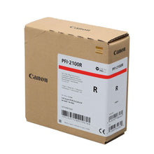 Load image into Gallery viewer, Canon PFI-2100R Genuine Ink Cartridge Red 160ml 5271C001AA  PFI2100R - Canon PFI-2100 Ink
