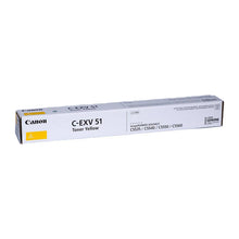 Load image into Gallery viewer, Canon Genuine C-EXV51 Yellow Toner 0484C002 High Capacity 60K Canon C5535 C5540i C5550i C5560i