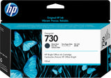 HP Genuine P2V65A / 730 Matte Black Ink 130ml for HP DesignJet T 1600/1700/940