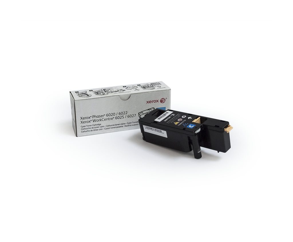 Genuine Xerox 106R02756 Cyan Toner Phaser 6020 6022 WorkCentre 6025 6027 1,000 pages